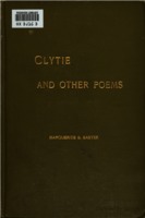 Clytie and Other Poems