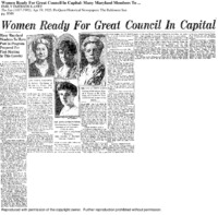 Women ready for great council in capital