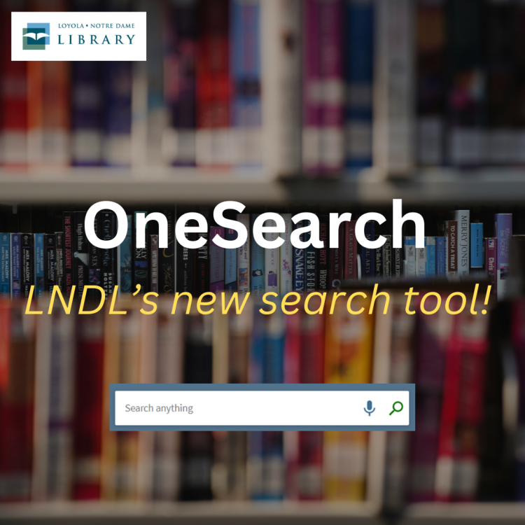 OneSearch LNDL's new search tool