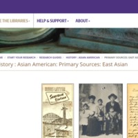 Primary Sources of Asian American/East Asian http://guides.lib.uw.edu/c.php?g=582886&amp;p=4024540