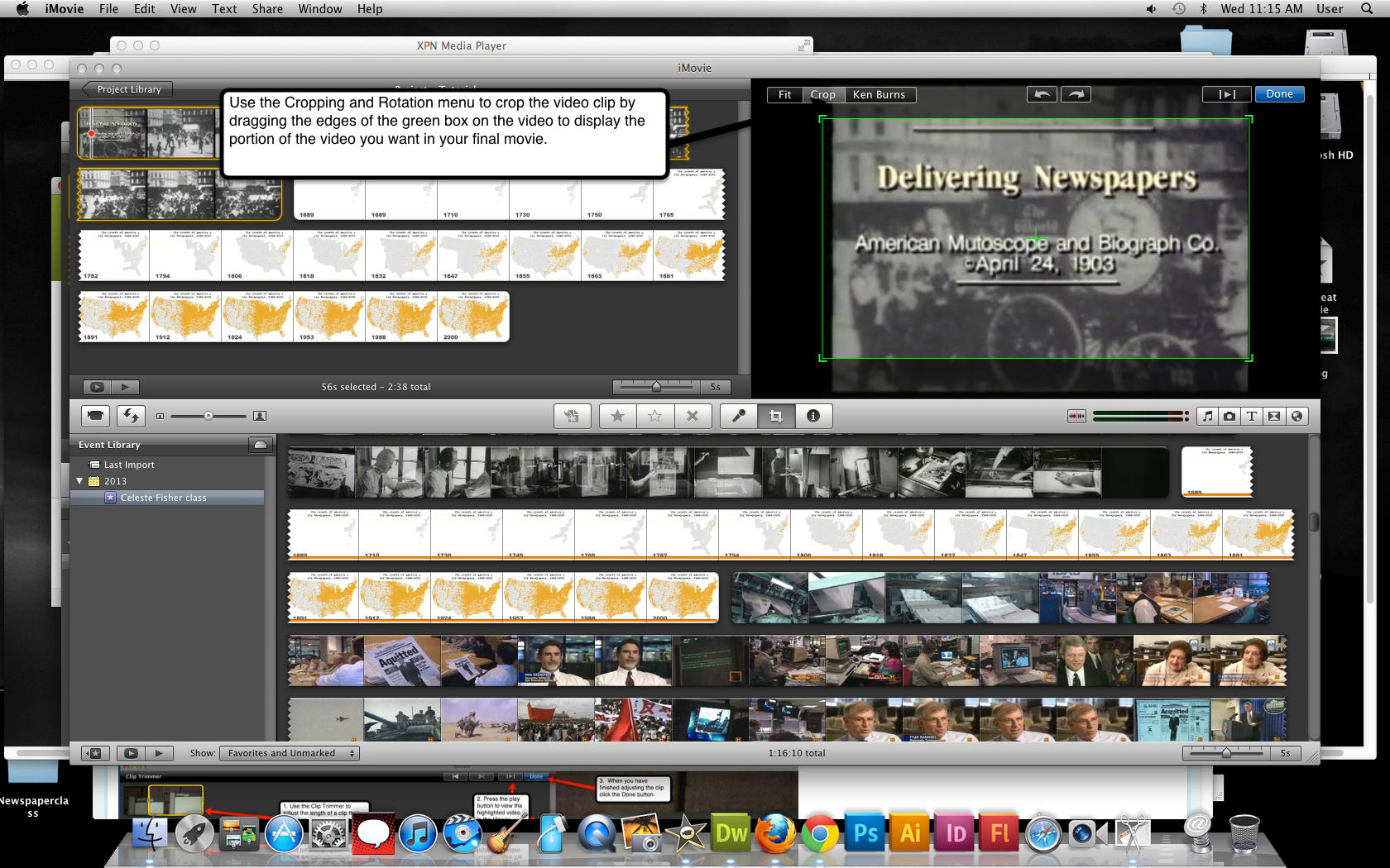 Visual guide on how to edit video in iMovie '11